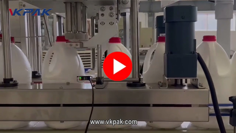 Korroosionestotäyttölinja 1 gallonan valkaisuaineelle