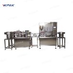 Farmaseuttisen ruiskun geelitäyttökorkkien sulkemiskone