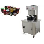 Puoliautomaattinen tyhjiölasipurkkien korkkikone metallikorkkien sulkemiseen