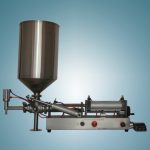 Korkeaviskositeettinen maapähkinävoin hunajan täyttökone paineistetulla säiliöllä