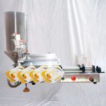 Puoliautomaattinen pneumaattinen nokkapussi valmiiksi valmistettujen pussien täyttökone